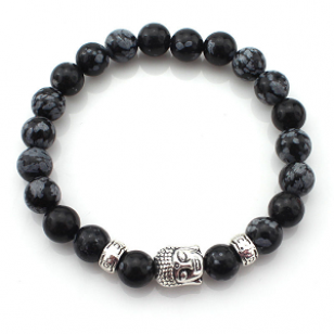 Armband-Edelsteen-Snow